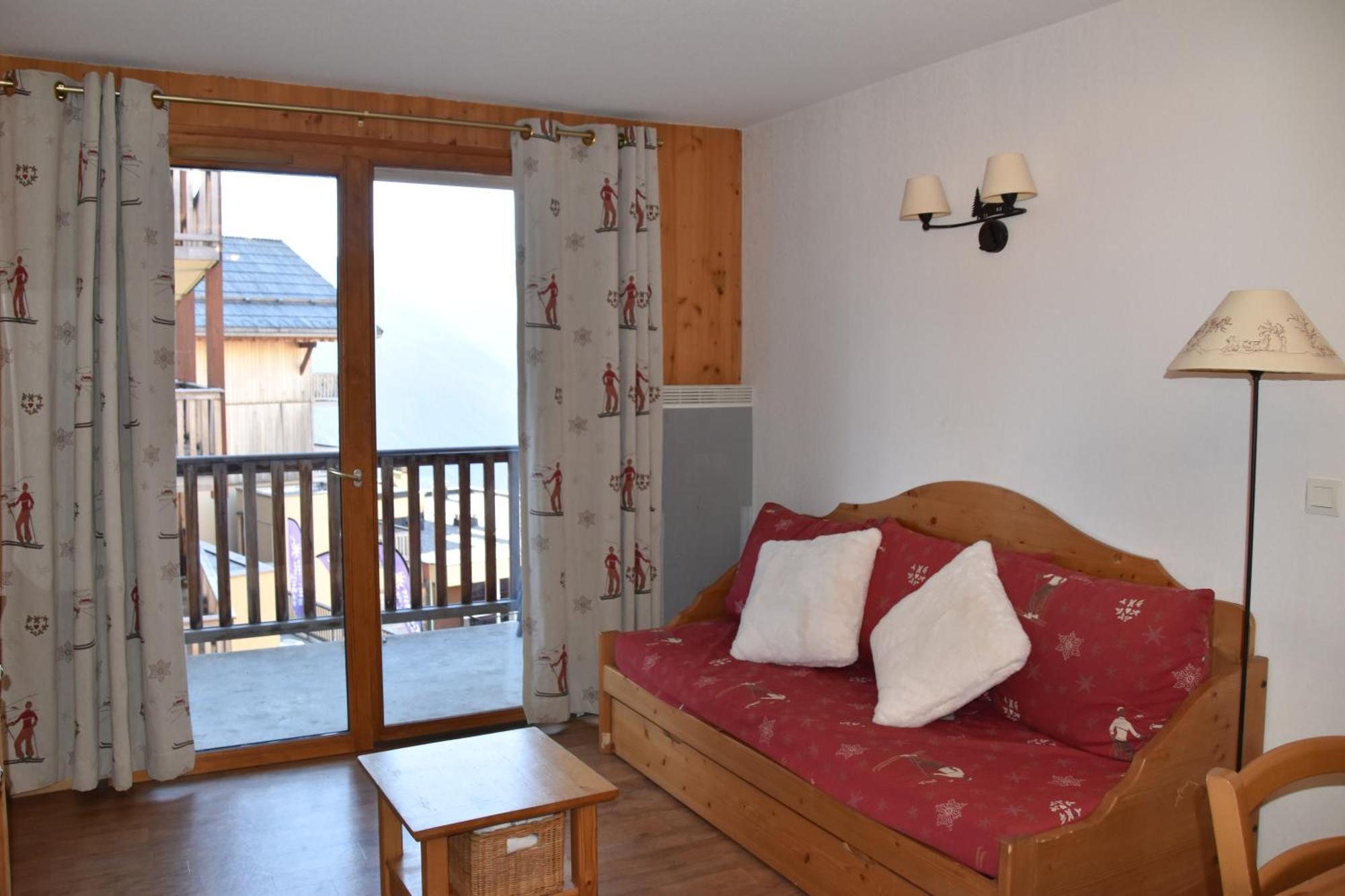 Appartement 6 places aux pieds des pistes avec piscine, wifi et parking privé PMR Orcières Exterior foto